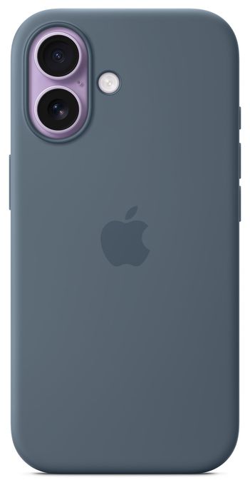 Cover für Apple iPhone 17  Silikon Case mit MagSafe (Blau) 