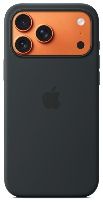 Cover für Apple iPhone 17 Pro Max  Silikon Case mit MagSafe (Schwarz) 