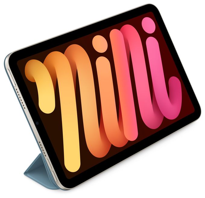 Folio für Apple iPad mini (A17 Pro) iPad mini (6th generation) bis 21,1 cm (8.3") mit Magnetverschluss (Blau) Smart 