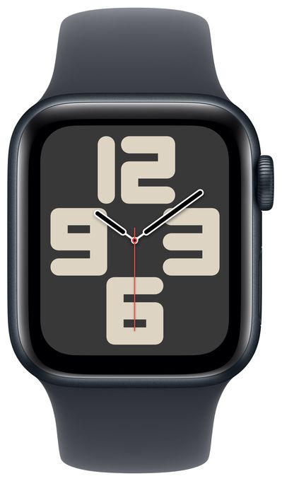 Digital 40 mm S/M Smartwatch Rechteckig 18 h 326 ppi 4G  Watch SE (Schwarz) 