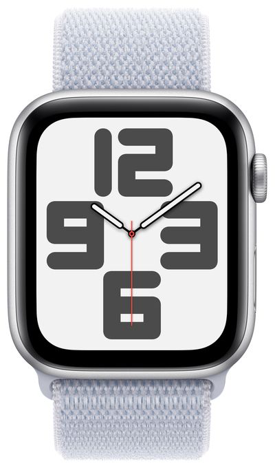 Digital 44 mm  Smartwatch Rechteckig 18 h 326 ppi 4G  Watch SE (Silber) 