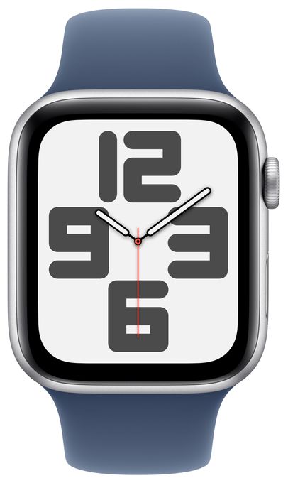 Digital 44 mm S/M Smartwatch Rechteckig 18 h 326 ppi 4G  Watch SE (2024) (Silber) 