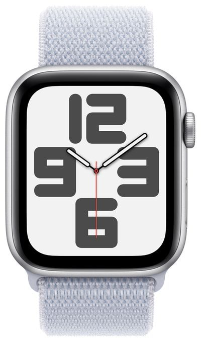 Digital 44 mm  Smartwatch Rechteckig 18 h 326 ppi 4G  Watch SE (2024) (Silber) 