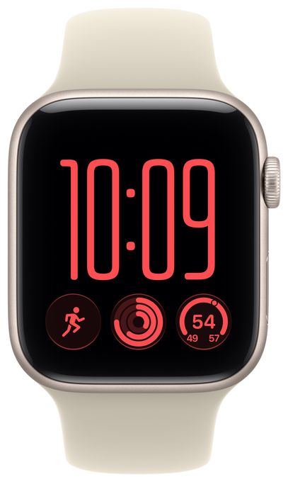 44 mm S/M Smartwatch Rechteckig 32 h 326 ppi 5G  Watch SE (3.Gen) (Beige) 