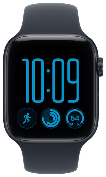 44 mm M/L Smartwatch Rechteckig 32 h 326 ppi 5G  Watch SE (3.Gen) (Navy) 