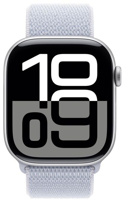 Digital 46 mm  Smartwatch Rechteckig IP6X 36 h 326 ppi  Watch Series 10 (Silber) 