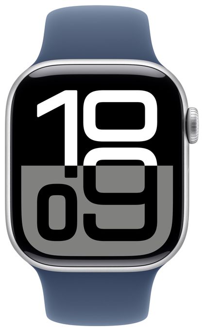 Digital 42 mm S/M Smartwatch Rechteckig IP6X 36 h 326 ppi 4G  Watch Series 10 (Silber) 