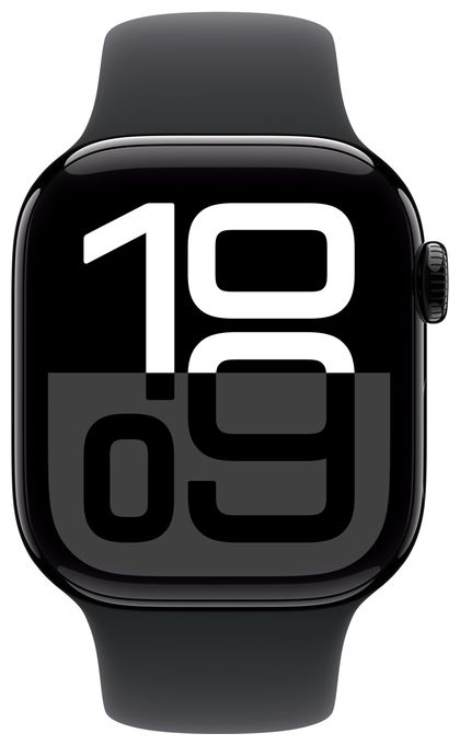Digital 42 mm S/M Smartwatch Rechteckig IP6X 36 h 326 ppi 4G  Watch Series 10 (Schwarz) 