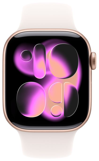 Digital 42 mm S/M Smartwatch Rechteckig IP6X 38 h 326 ppi  Watch Series 11 (Roségold) 