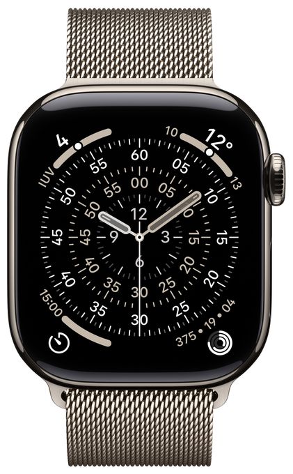 Digital 42 mm Smartwatch Rechteckig IP6X 38 h 326 ppi 5G  Watch Series 11 (Titan) 
