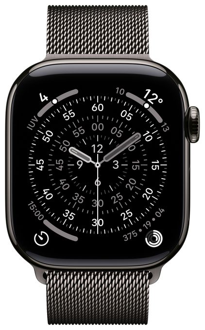 Digital 42 mm Smartwatch Rechteckig IP6X 38 h 326 ppi 5G  Watch Series 11 (Titan) 