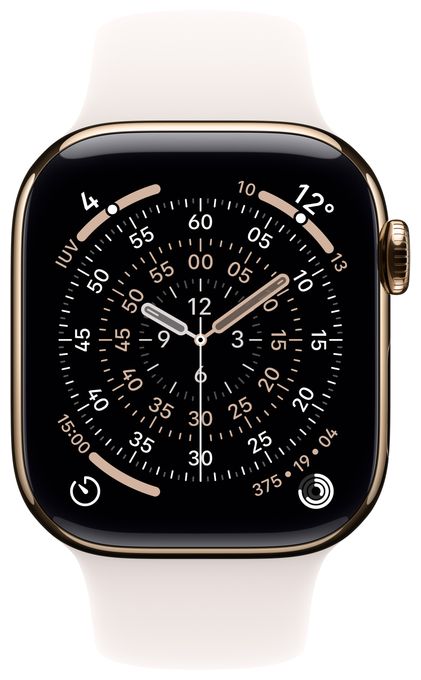 Digital 46 mm S/M Smartwatch Rechteckig IP6X 38 h 326 ppi 5G  Watch Series 11 (Titan) 