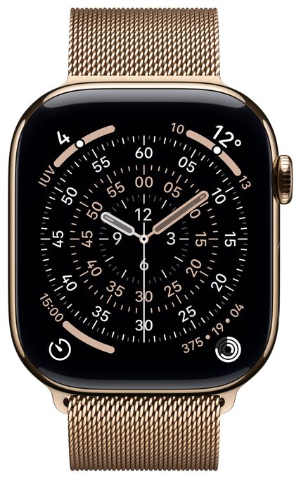 Digital 46 mm M/L Smartwatch Rechteckig IP6X 38 h 326 ppi 5G  Watch Series 11 (Titan) 