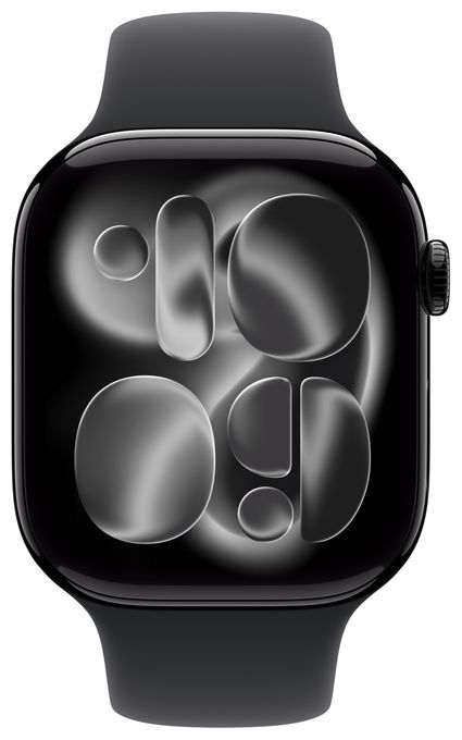 Digital 46 mm M/L Smartwatch Rechteckig IP6X 38 h 326 ppi 5G  Watch Series 11 (Schwarz) 