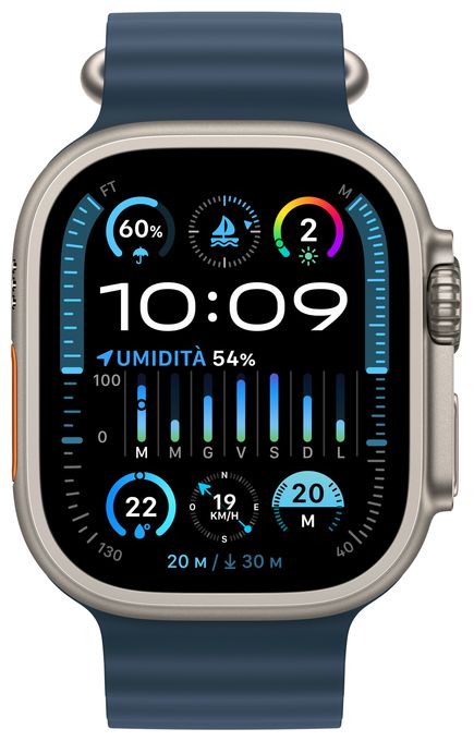 Digital 49 mm Smartwatch Rechteckig IP6X 72 h 4G  Watch Ultra 2 (Titan) 