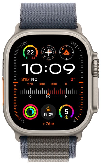 Digital 49 mm S Smartwatch Rechteckig IP6X 72 h 4G  Watch Ultra 2 (Titan) 