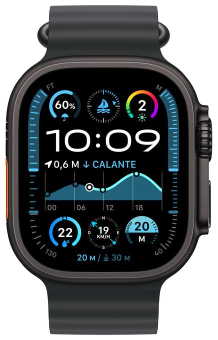 Digital 49 mm Smartwatch Rechteckig IP6X 72 h 326 ppi 4G  Watch Ultra 2 (Schwarz) 