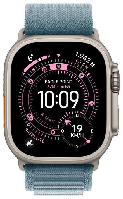 Digital 49 mm S Smartwatch Rechteckig IP6X 72 h 326 ppi 5G  Watch Ultra 3 (Titan) 