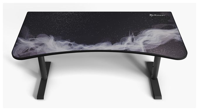 bis 80 kg  Arena Gamingtisch (Schwarz, Weiß) 