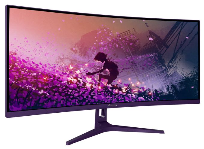 4K Ultra HD Monitor 86,4 cm (34 Zoll) 21:9 1 ms 350 cd/m²  Nova Curved (Violett) 