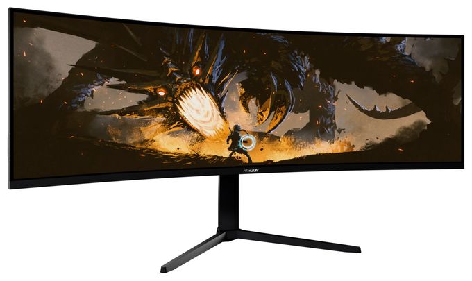 Quad HD Monitor 124,5 cm (49 Zoll) 32:9 4 ms 350 cd/m²  Nova Curved (Schwarz) 