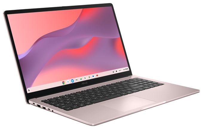 Full HD Notebook 39,6 cm (15.6 Zoll) 1920 x 1080 Pixel 128 GB eMMC ChromeOS MediaTek Kompanio max. 2,6 GHz  Chromebook CM1505CM4A-S70032 (Pink) 