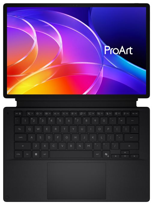 2K Ultra HD Notebook 35,6 cm (14 Zoll) 2880 x 1800 Pixel 32 GB Ram 1 TB SSD Windows 11 Home Qualcomm Snapdragon max. 4 GHz  ProArt HT7407NA-SN042W (Schwarz) 