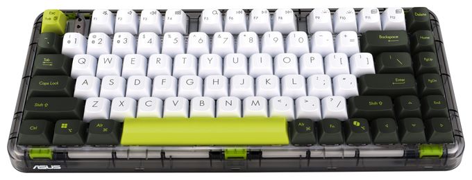 Universal Tastatur USB + RF Wireless + Bluetooth 2.4 GHz  Jelly75 KD201 (Mehrfarbig) 