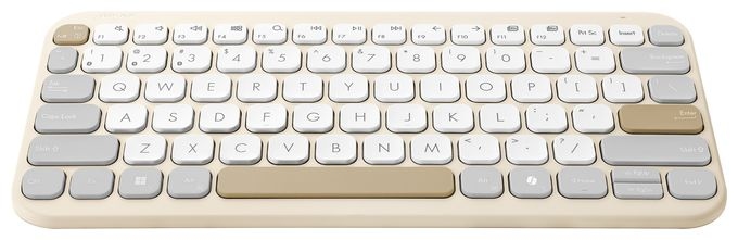 Home Tastatur Bluetooth  KW100 (Beige, Grau, Weiß) 
