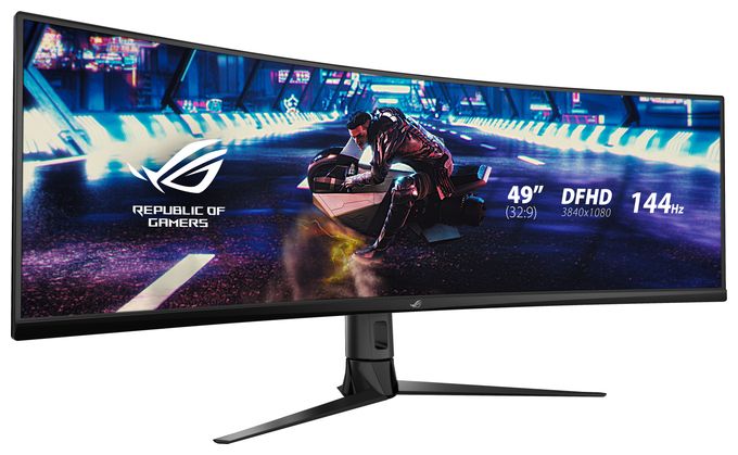 Full HD Monitor 124,5 cm (49 Zoll) 32:9 4 ms 450 cd/m²  ROG Strix XG49VQ (Schwarz) 