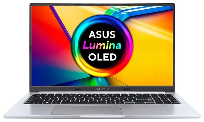 2K Ultra HD Notebook 39,6 cm (15.6 Zoll) 2880 x 1620 Pixel 512 GB SSD Intel® Core™ i9 max. 5,4 GHz  Vivobook 15 Oled X1505VA-MA921 (Silber) 