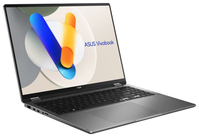 WUXGA Notebook 40,6 cm (16 Zoll) 1920 x 1200 Pixel 512 GB SSD Windows 11 Home Intel Core Ultra 7 max. 4,8 GHz  Vivobook Flip TP3607SA-SI716W Copilot+ PC (Grau) 