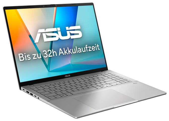 WQXGA Notebook 40,6 cm (16 Zoll) 2560 x 1600 Pixel 1 TB SSD Windows 11 Home Qualcomm Snapdragon max. 3 GHz  Vivobook S3607QA-PL011W (Silber) 