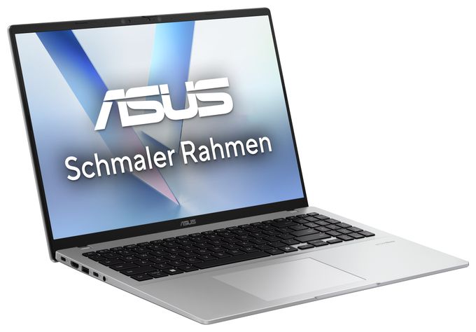 WUXGA Notebook 40,6 cm (16 Zoll) 1920 x 1200 Pixel 1 TB SSD Windows 11 Home Qualcomm Snapdragon max. 3 GHz  Vivobook X1607QA-MB054W Copilot+ PC (Silber) 