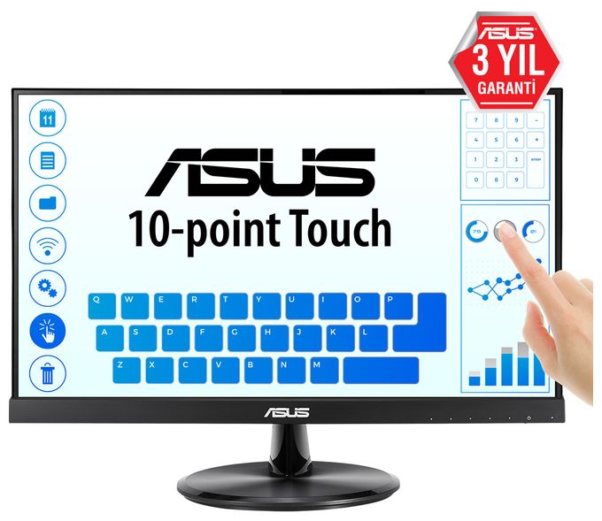 Full HD Monitor 54,6 cm (21.5 Zoll) 16:9 5 ms 250 cd/m²  VT229H (Schwarz) 