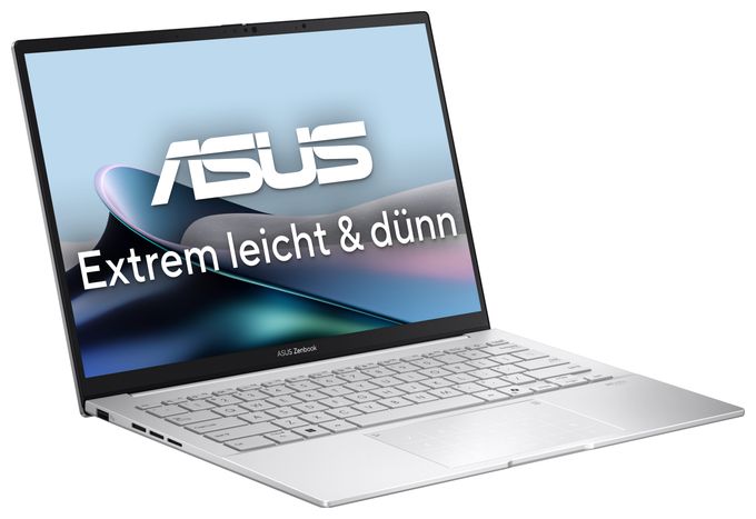 WQXGA+ Notebook 35,6 cm (14 Zoll) 2880 x 1800 Pixel 1 TB SSD Windows 11 Pro Intel Core Ultra 9 max. 5,4 GHz  Zenbook UX3405CA-PZ092X (Silber) 