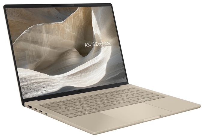 WUXGA Notebook 35,6 cm (14 Zoll) 1920 x 1200 Pixel 1 TB SSD Windows 11 Home Qualcomm Snapdragon max. 3 GHz  Zenbook UX3407QA-QD498W (Beige) 