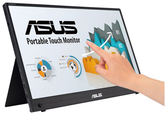 Full HD Monitor 39,6 cm (15.6 Zoll) 16:9 5 ms 250 cd/m²  ZenScreen MB16AMTR (Schwarz) 