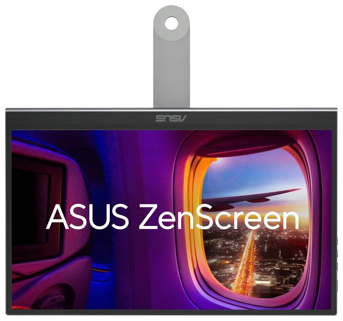 Full HD Monitor 39,6 cm (15.6 Zoll) 16:9 1 ms 400 cd/m²  ZenScreen OLED MQ16AHE (Silber) 