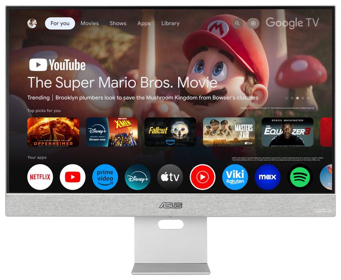 4K Ultra HD Monitor 68,6 cm (27 Zoll) 16:9 5 ms 350 cd/m²  ZenScreen Smart MS27UC (Grau) 