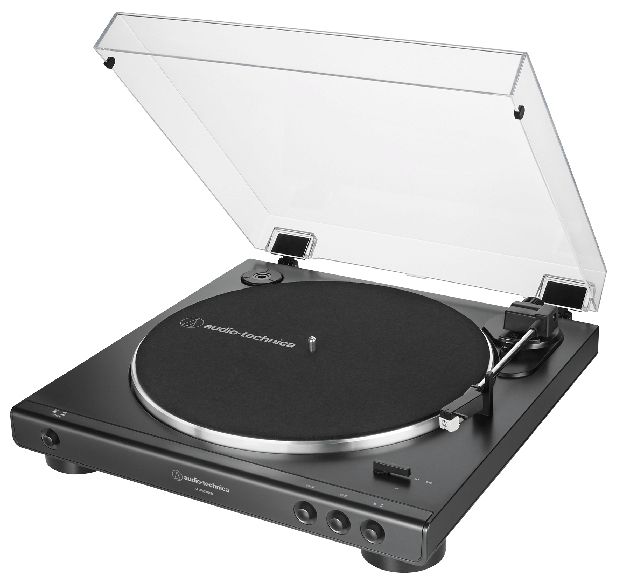 Audio-Plattenspieler mit Riemenantrieb  AT-LP60XUSB vollautomatischer (Grau, Metallisch) 