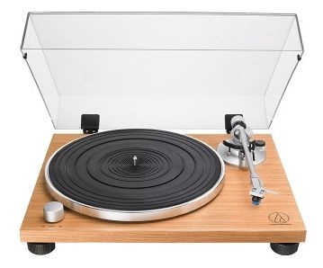 Audio-Plattenspieler mit Riemenantrieb  AT-LPW30TK manueller (Holz) 