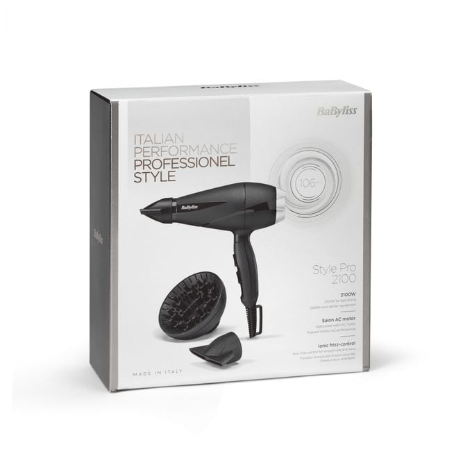 Haartrockner 2100 W  6710DE Turbo Pro 2100 (Schwarz) 