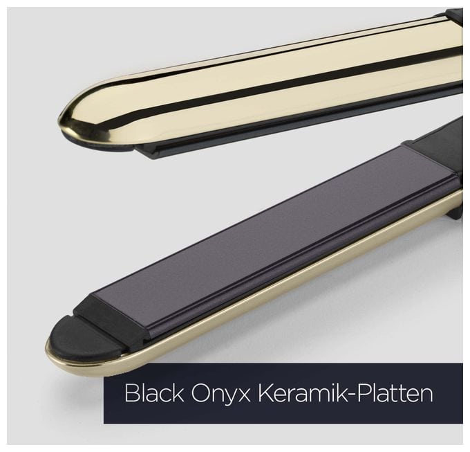 Haarglätter  ST484E Black Onyx (Schwarz, Gold) 