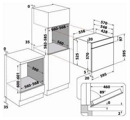 Einbaubackofen groß AutoClean BBA2V385PU3K 
