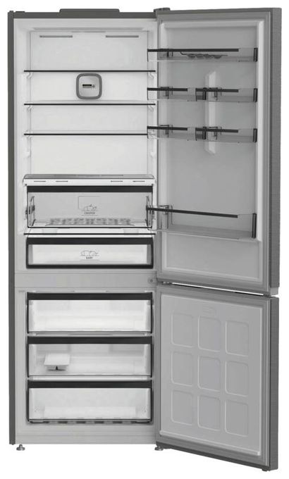 340 l / 150 l Kühl-Gefrierkombi freistehend NoFrost 227 kWh Jahr  BHK26494X6E (Edelstahl) 