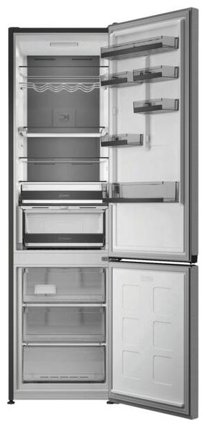 297 l / 118 l Kühl-Gefrierkombi freistehend NoFrost 118 kWh Jahr  KGDNF20AMDIN (Edelstahl) 