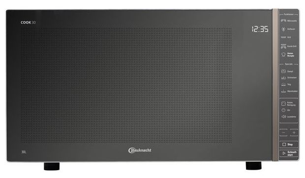 Standgeräte Solo 900 W Größe: groß 7 Stufen Dampfgaren Grill  MW304M (Grau, Spiegel) 