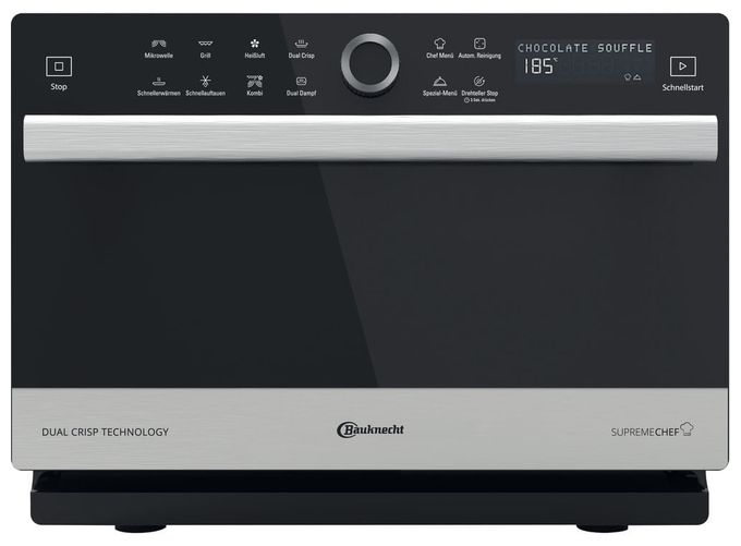 Freistehende Mikrowelle 1000 W Größe: groß 7 Stufen Dampfgaren Grill  MW3391SX (Schwarz, Grau) 