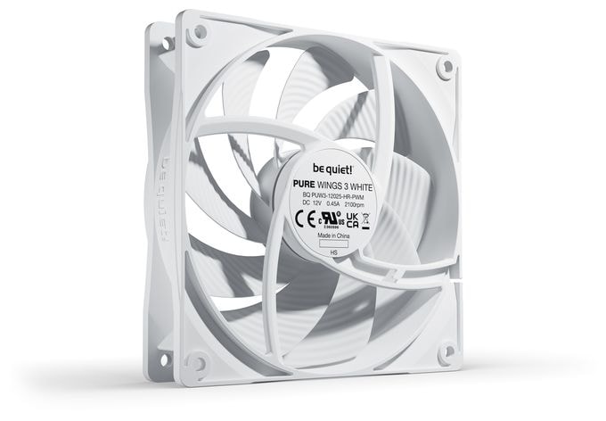 Pure Wings 3 120mm PWM high-speed White 